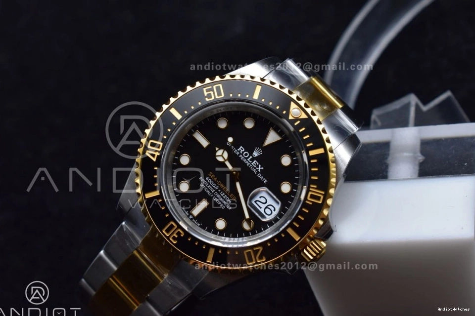 YG SS Sea-Dweller 126603 VSF Edition Dial SS Tone YG 1073 SmartChoice on Best Bracelet Black VS Two 0204